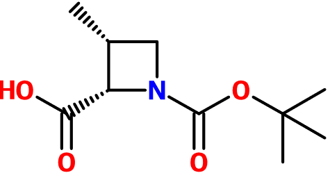 (image for) MC004933 (2S,3R)-1-[(tert-Butoxy)carbonyl]-3-methylazetidine-2-carboxylic acid